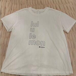 lululemon athletica White Graphic Tee